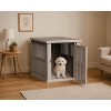 Gulches Lockable Gate Pet Crate Multi-Functional Furniture Style (Side Table), Optimal Viewing/Airflow, Effortless Setup - 3 of 4
