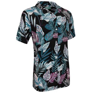 Mio Marino Mens Casual Button-Down Hawaiian Short Sleeve Shirt - 1 of 4