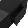 NicBex 41.3" LED Glass Coffee Table with Storage,End Table with High-Gloss Finish,Side Table with 2 Hidden Drawers,Center Table for Living Room - 4 of 4