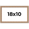 PosterPalooza | Deco Brown Picture Frame - UV Acrylic, Backing Board, Hanging Hardware Included - 2 of 4