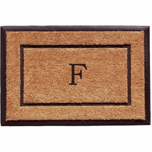 Calloway Mills 101632436F The General Monogram Doormat, 24" x 36", Letter F - 1 of 2