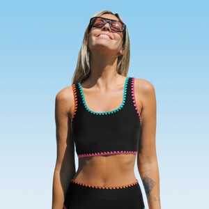 Women's Scoop Bralette Bikini Tops - Cupshe - 1 of 4