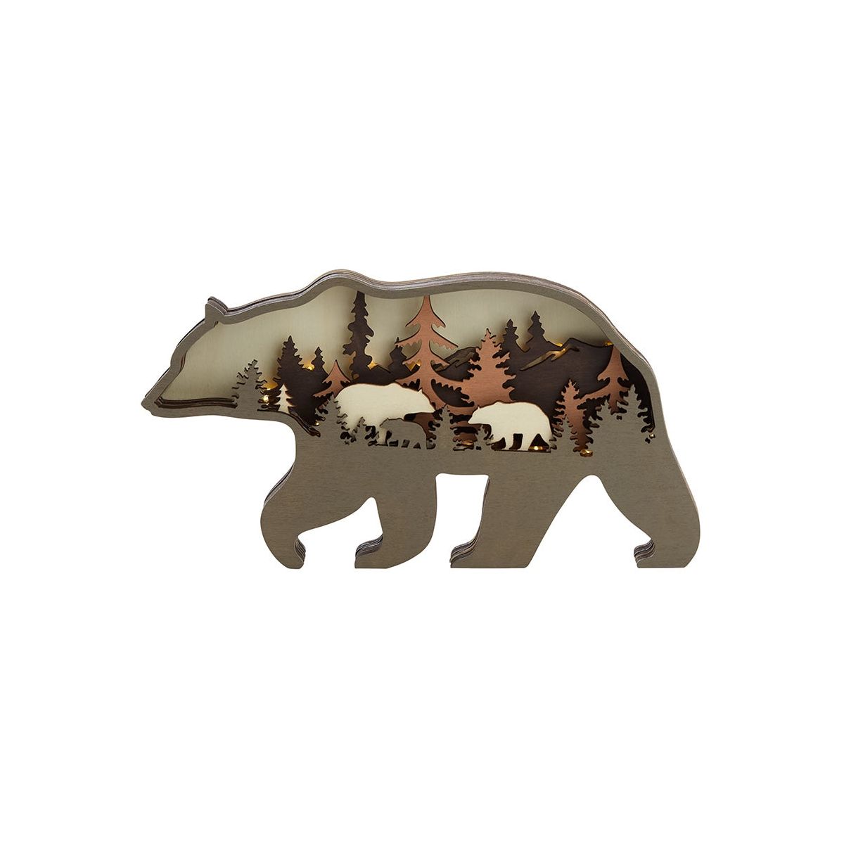 The Lakeside Collection Lighted Woodland Animals -