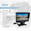 Pyle 7 Backup Camera & Monitor Video System with Dual Cameras (PLCMTR72) - Weatherproof, 12-24V - 2 of 4