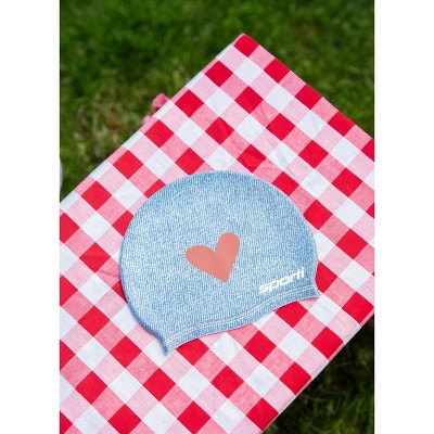 Sporti x Alex & Gretchen Walsh Blue Jean Baby Silicone Swim Cap
