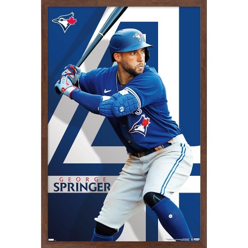 George Springer Superstar Toronto Blue Jays MLB Baseball Action Post –  Sports Poster Warehouse