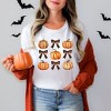 Simply Sage Market Women's Coquette Pumpkin Chart Short Sleeve Graphic Tee - 2 of 4