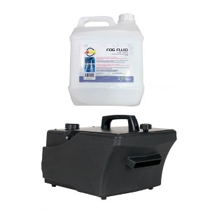 ADJ Products Entour Chill 800 Watt 1 Liter High Output Low Lying DJ Stage Effects FX Fog Machine w/ Timer, Remote Control, & 4 Liters of Eco Fog Juice - 1 of 4