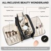 Generic Travel Makeup Bag Women's Large Capacity Cosmetic Portable Organizer Large Opening Waterproof - 4 of 4