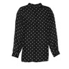 GUESS Womens Clouis Polka-Dot Button Down Blouse, Black, X-Small - 2 of 2
