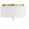 Craftmade Lighting Fortuna 2 - Light Flush Mount in  Satin Brass - 2 of 4