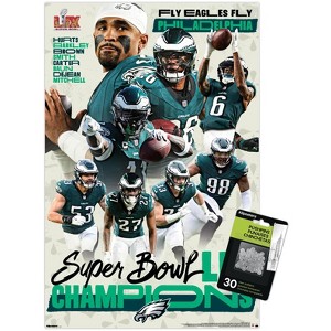 Trends International NFL Philadelphia Eagles - Super Bowl LIX Champions Unframed Wall Poster Prints - 1 of 4