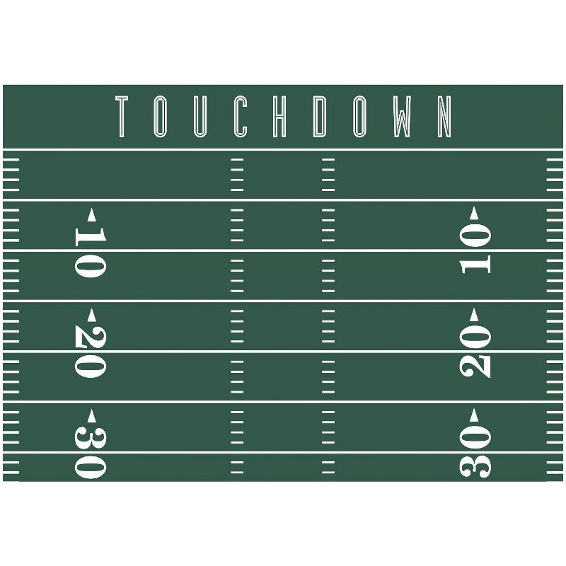 RoomMates XL Football Field Dry Erase Giant Peel and Stick Wall Decals Green/White, 1 of 5