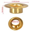 Yescom 1000 sets of Grommet Kit 3/8 inch Size #2 Eyelets and Washers Brass for Hand Press Apparel Leather Printing Tarp - 2 of 4