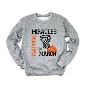 Simply Sage Market Women's Graphic Sweatshirt Miracles In March - 1 of 3