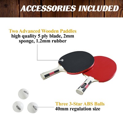Barrington Fremont 9' Dark Wood Table Tennis Table with Metal Net