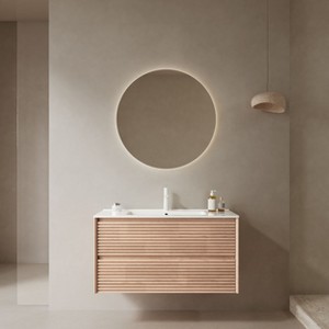 NicBex Floating Bathroom Vanity with Sink,Bathroom Sink Vanity with 2 Drawers,Bathroom Sink Cabinet without Drain and Faucet,Pre-assemble - 1 of 4