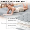 Japanese Tatami Floor Mattress  - Foldable Futon Mattress for Space-Saving Guest Bed, Kids Play Mat and Camping - 4 of 4