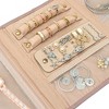 PAVILIA Travel Jewelry Case Organizer, Foldable Roll Bag, Small Pouch Wallet for Earrings Rings Necklaces Bracelets Packing Accessories - 4 of 4