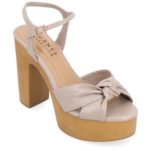 Journee Collection Womens Lorrica High Heel Open Toe Sandals - 1 of 4