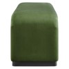 Modway Koda Performance Velvet Waterfall Long Bench - 2 of 4