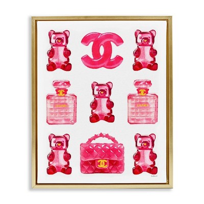 Stupell Industries Red Glam Gummy Candy, 25" x 31"