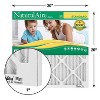 NaturalAire 20 in. W X 20 in. H X 1 in. D Synthetic 8 MERV Pleated Air Filter 1 pk - 3 of 4