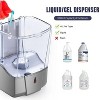 LunaLulinlk Automatic Soap Dispenser 20oz/600ml Wall-Mounted Sanitizer/Gel for Home & Commercial, Silver - 4 of 4
