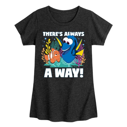 Girls' - Disney - There's Always A Way Fitted Short Sleeve Graphic T-Shirt - image 1 of 4