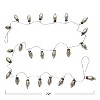 Storied Home Mercury Glass Ornament Garland with Silver Cord, Silver Finish - 2 of 2