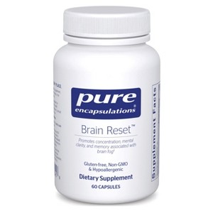 Pure Encapsulations Brain Reset - Supports Concentration, Clarity, and Memory Associated with Brain Fog - 60 Capsules* - 1 of 4