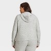 Women's Cashfeel Cable Knit Hooded Pullover Sweater - Auden™ - 2 of 3
