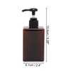 Unique Bargains Simple Square Soap Pump Dispenser for Bathroom 1 Pc - 4 of 4