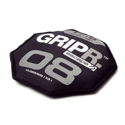 Escape Fitness Durable Multi Functioning Strength Training Exercise Equipment 17.6 Pound Weight Lifting GRIPR for Individual or Group Workouts, Grey