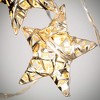 Sullivans 6 ft. Gold Lighted Star Garland  Gold Christmas Garland - 2 of 4