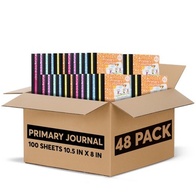 Omura PRIMARY JOURNAL NOTEBOOK, Grades K-2, Half Page Ruled, 100 Sheets...