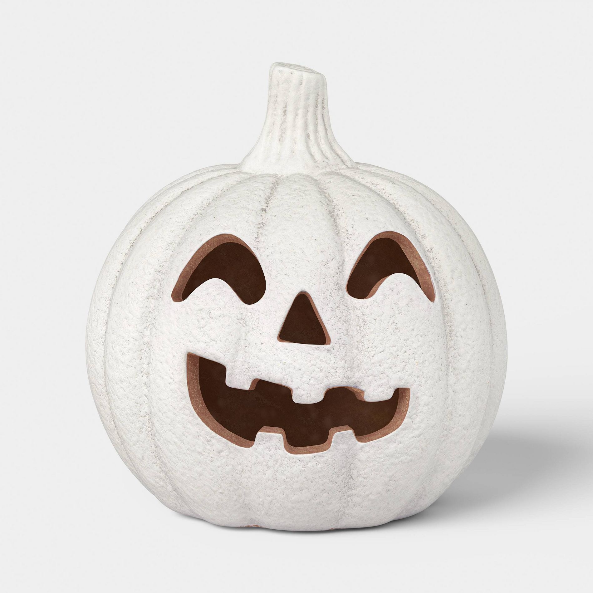 Small Terra Cotta Jack Decorative Sculpture - Hyde and EEK! Boutique™ Matte Off-White