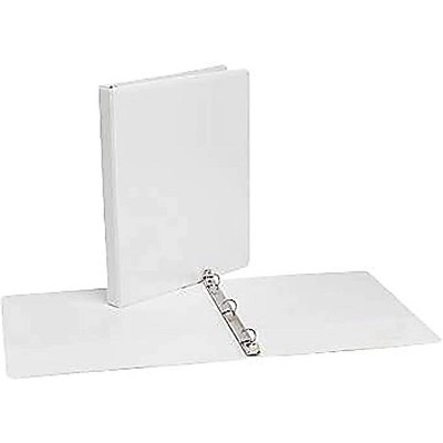 MyOfficeInnovations Simply .5-inch Round 3-Ring View Binder White (21682) 358166