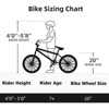 hykolity Freestyle BMX Bike 20 Inch Trick Bicycle for Kids Teen Adults, Carbon Steel Frame Bikes Ideal for Beginner to Advanced Riders, Black & Silver - 3 of 4