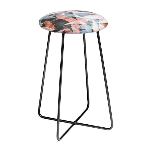 Geometric outlet counter stool