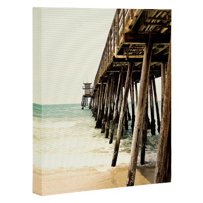 Bree Madden Down The Pier Art Canvas 24" x 30" - Deny Designs