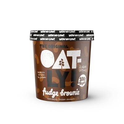 Oatly! Fudge Brownie Non-Dairy Frozen Dessert - 16oz