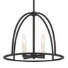 Crystorama Lighting Abbott 4 - Light Chandelier in  Black - 4 of 4