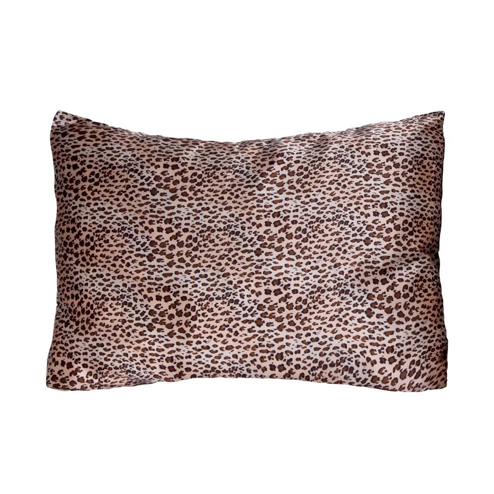 Morning Glamour Standard Satin Printed Pillowcase Set Leopard