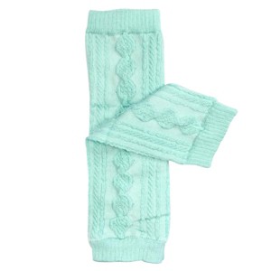 Wrapables Animals and Fun Colorful Baby & Toddler Leg Warmers, Argyle Sky Blue - 1 of 3