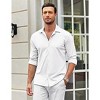 COOFANDY Men's Casual Button Down Wrinkle Free Dress Shirt - 2 of 4