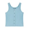 Andy & Evan  Toddler  Blue Ribbed Button-Front Tank Top w/Starfish Skort Set - image 4 of 4