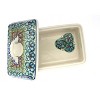 Blue Rose Polish Pottery 10 Ceramika Butter Tub - 3 of 3