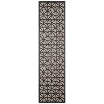Liora Manne Carmel  Indoor/Outdoor Rug  Black..
