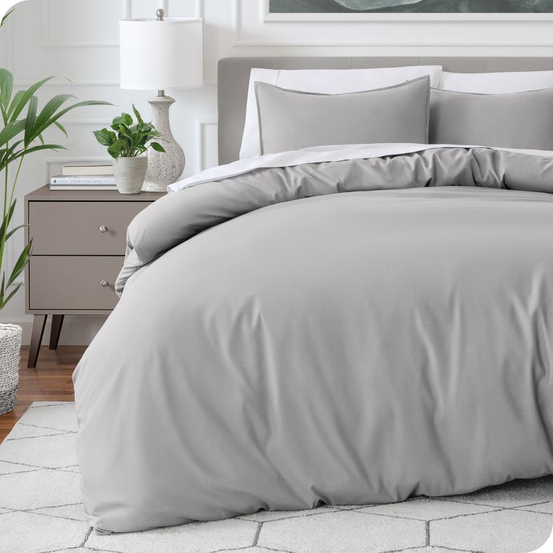 Double Brushed Duvet Set - Ultra-Soft, Easy Care by Bare Home, 1 of 11